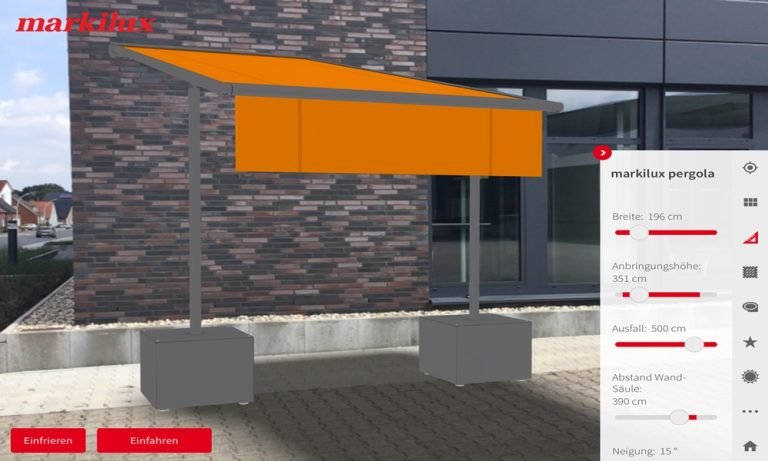 3D uygulama ile tente tasarlamak çok kolay