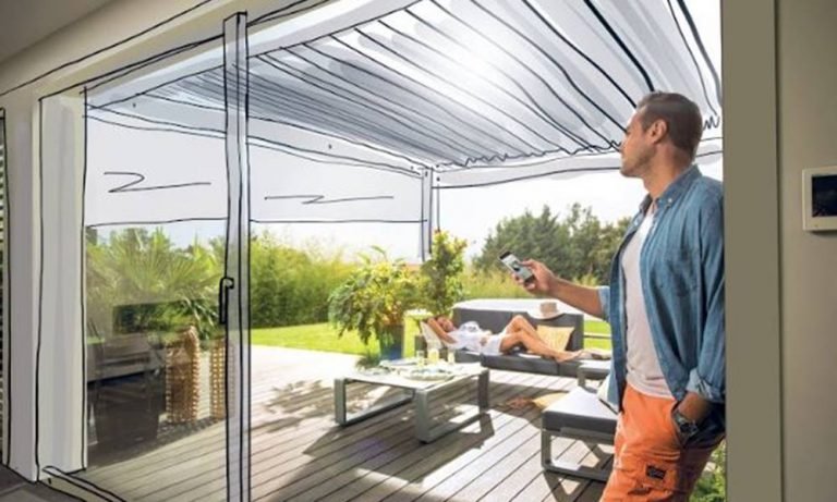 Yazın bahçelere konfor katan teknoloji: Somfy motorlu pergola çözümleri