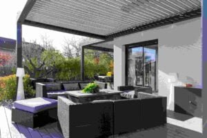 Somfy motorlu pergola sistemleri